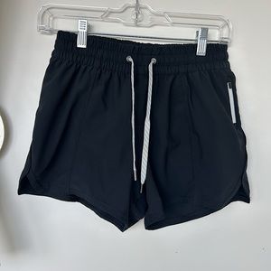 Vuori black athletic shorts